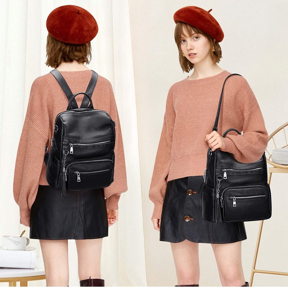 ALTOSY • Genuine Leather Backpack Purse